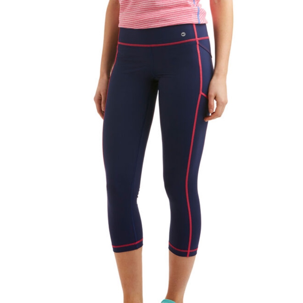 Vineyard Vines Solid Performance Crop Leggings; N… - image 1